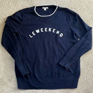 J. Crew Mercantile navy blue crewneck sweater S